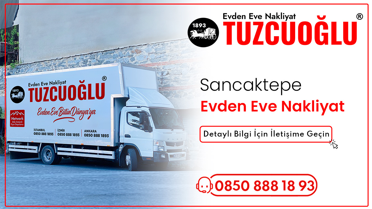 Sancaktepe evden eve nakliyat hizmetlerinde sigortalı, asansörlü ve profesyonel çözümler sunuyoruz. Güncel Sancaktepe ev taşıma fiyatları, premium hizmetler ve hızlı nakliyat için hemen teklif alın.